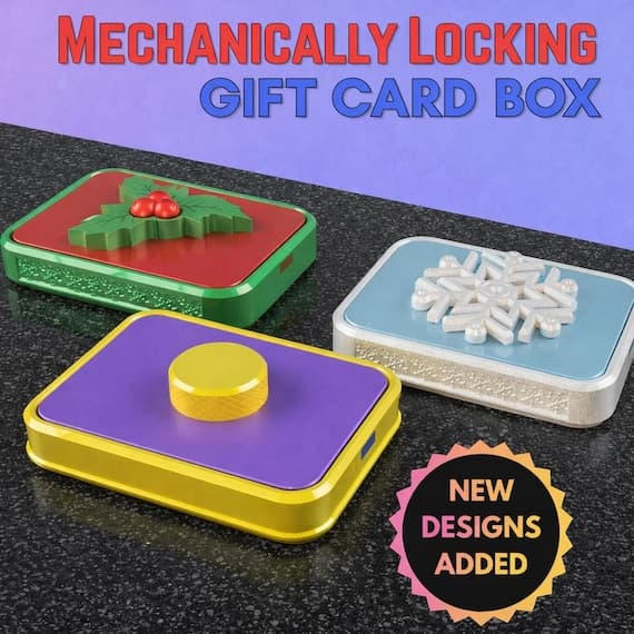 Mechanical Puzzle Gift Box STL — 3D printable STL file