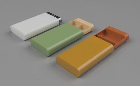 Minimalist Pill Box STL thumbnail 2