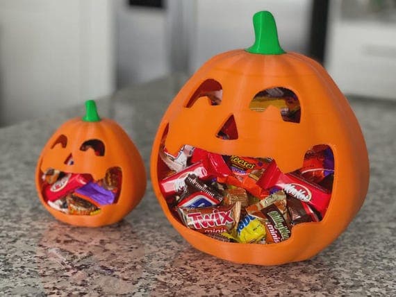 Candy Bowl 3D Model: Halloween Design