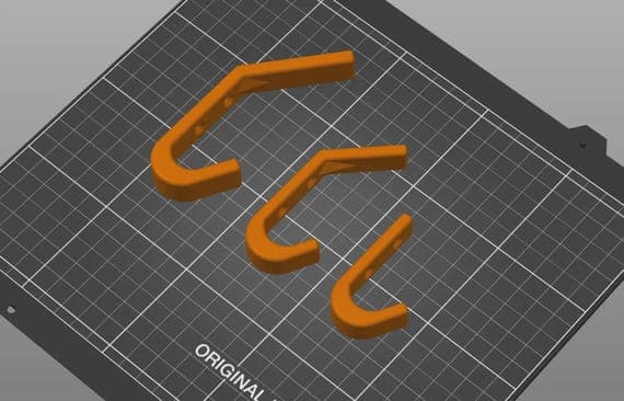 Coat Hook: Minimalist Wall Mount (Strong, Screw Mounted) thumbnail 2