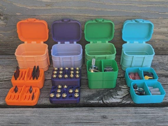 Organizer Case: Modular Storage for Batteries and Digital Media (Custom Inserts) thumbnail 5