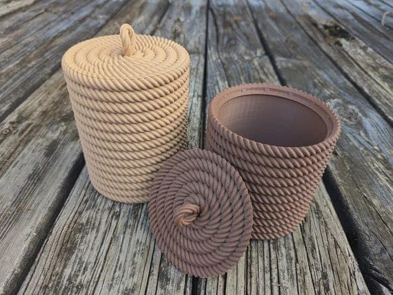 Decorative Rope Canister Set thumbnail 2