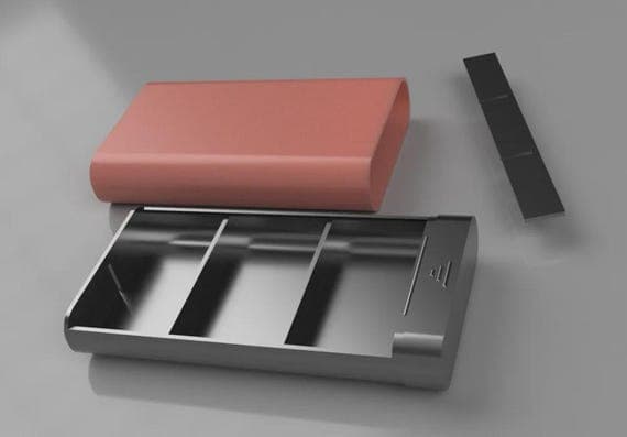 Minimalist Pill Box STL thumbnail 3