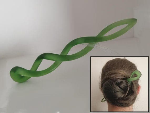 Spiral Hair Stick: Elegant Hair Pin Accessory