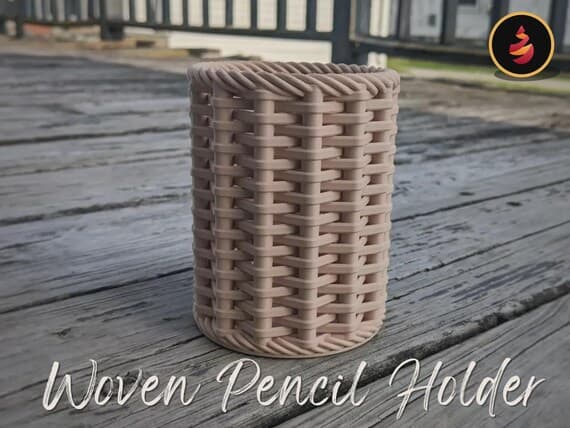 3D Printable Rope-Themed Home Decor Combo Pack – Tray, Pencil Cup, Rope Bowl, Remote Holder, Coasters & More thumbnail 5