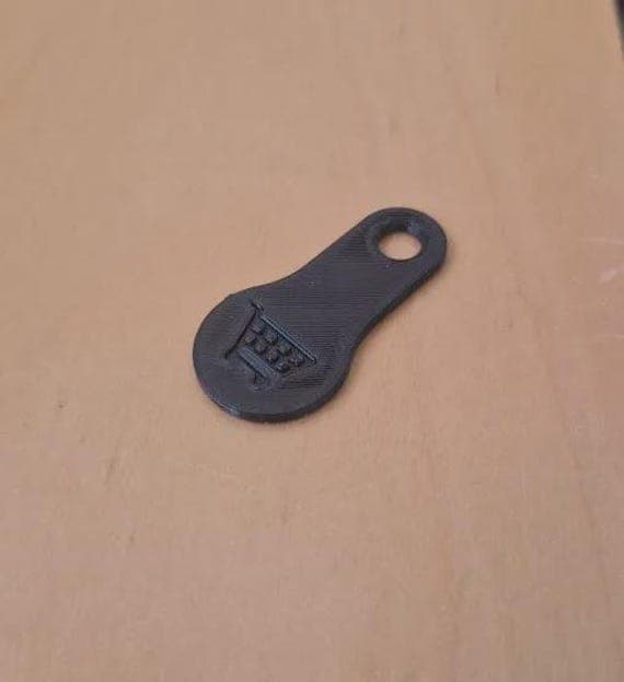 Shopping Cart Coin Token: EU Compatible, Keychain Friendly thumbnail 4