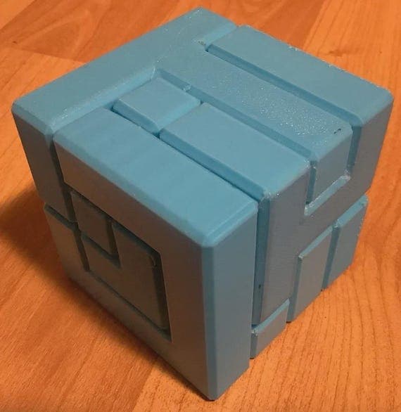 3D Printable 4x4 Puzzle Cube (STL File, Digital Download) thumbnail 2