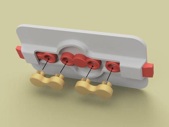 Mechanical Puzzle Box: Interactive Locking Gift Card Holder (3D Printed) thumbnail 3