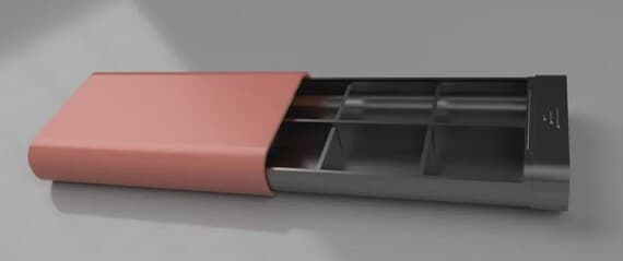 Minimalist Pill Box STL thumbnail 4