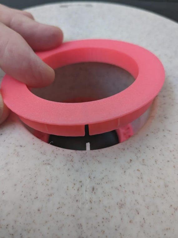 3D Printer Spool Adapter, Smooth Filament Guide (Printable Model) thumbnail 3