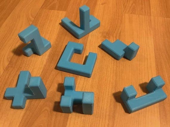 3D Printable 4x4 Puzzle Cube (STL File, Digital Download) thumbnail 4